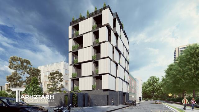 طراحی پلان و نما ساختمان نومل