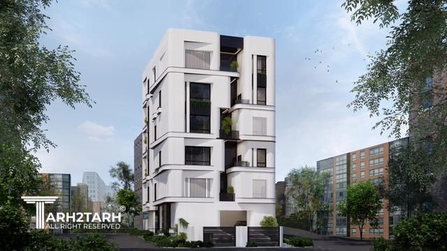 طراحی پلان و نما ساختمان نومل