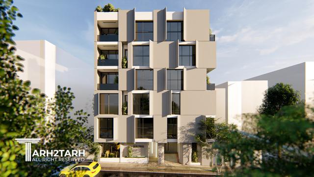 طراحی پلان و نما ساختمان نومل