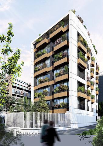 طراحی پلان و نما ساختمان نومل