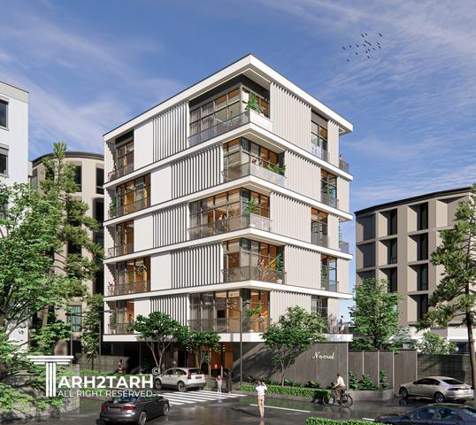 طراحی پلان و نما ساختمان نومل