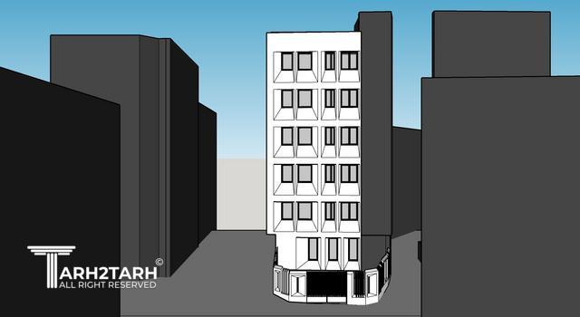 طراحی پلان و نما ساختمان نومل