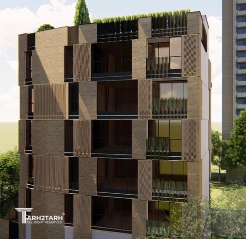 طراحی پلان و نما ساختمان نومل