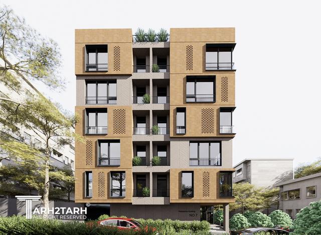 طراحی پلان و نما ساختمان نومل