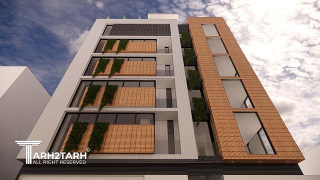 طراحی پلان و نما ساختمان نومل