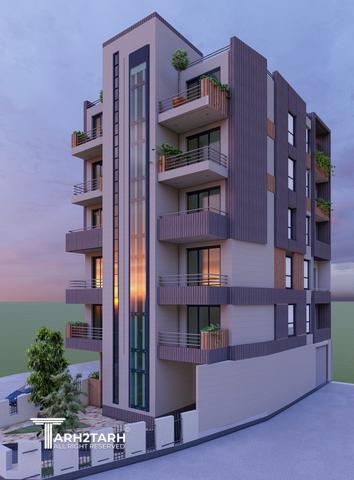 طراحی پلان و نما ساختمان نومل