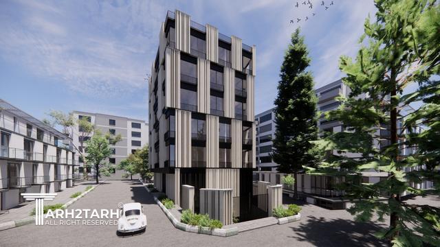 طراحی پلان و نما ساختمان نومل