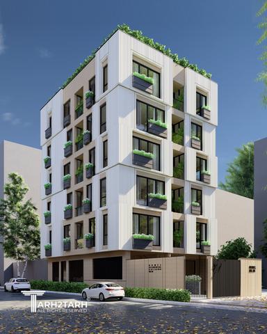 طراحی پلان و نما ساختمان نومل