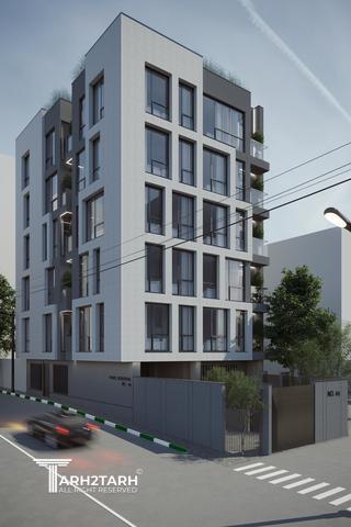 طراحی پلان و نما ساختمان نومل