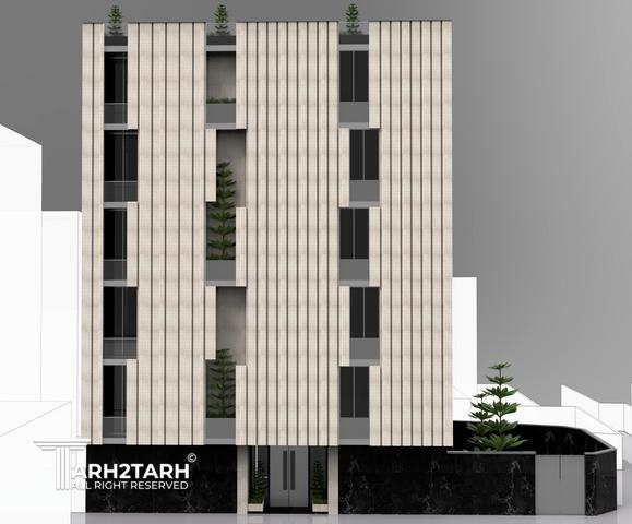 طراحی پلان و نما ساختمان نومل