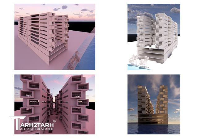 طراحی مجتمع مسکونی ساحلی سیسنگان