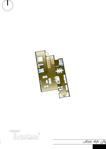 طراحی پلان و نما ویلا ساری