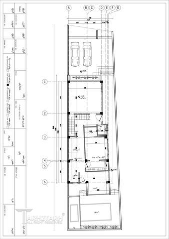 طراحی پلان و نما ویلا ساری
