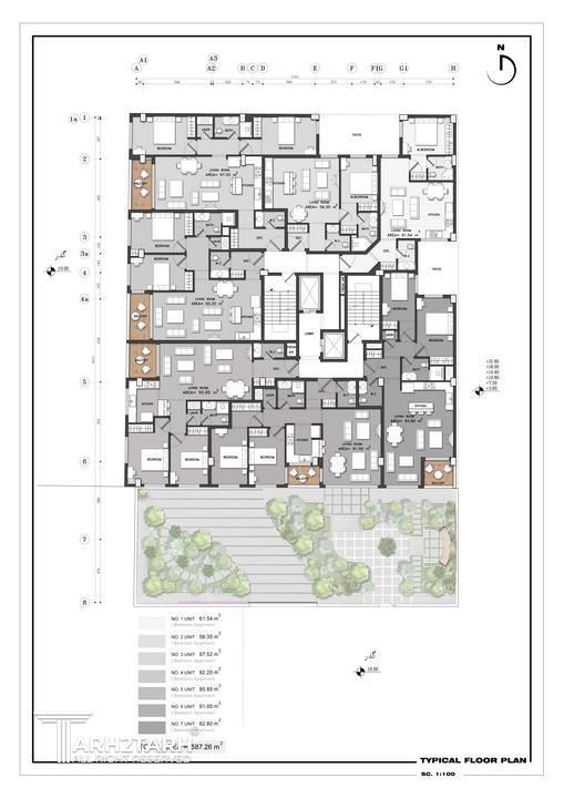 نفر دوم مسابقه طراحی پلانLakeSide2