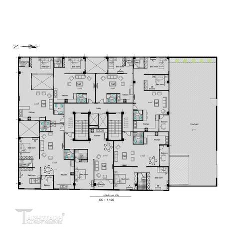 طراحی پلانLakeSide2