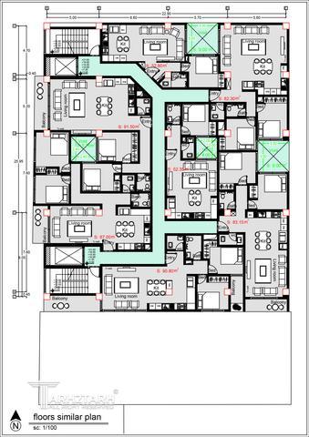 طراحی پلانLakeSide2