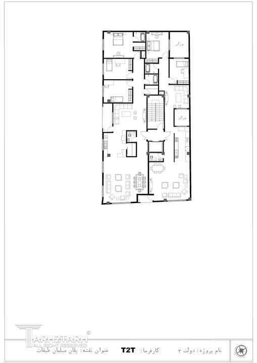 مسابقه طراحی پلان ساختمان مسکونی دولت-2