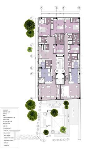 طراحی پلان ساختمان مسکونی دولت-2