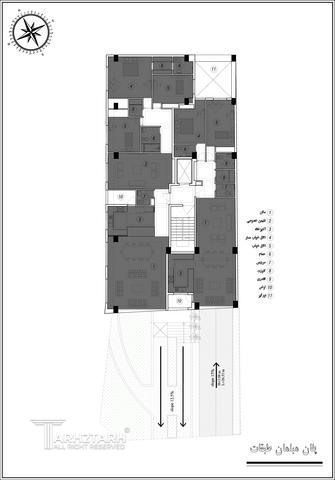 طراحی پلان ساختمان مسکونی دولت-2