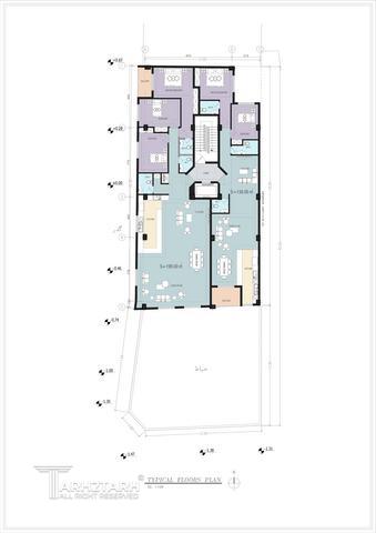 طراحی پلان ساختمان مسکونی دولت-2