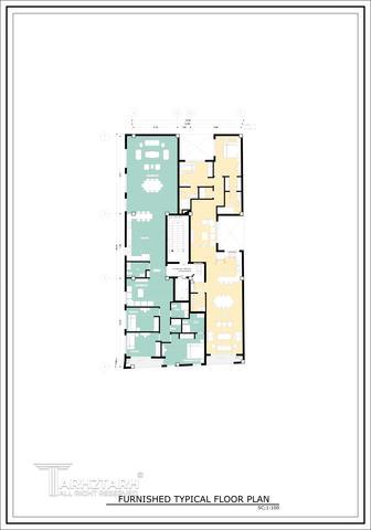 طراحی پلان ساختمان مسکونی دولت-2