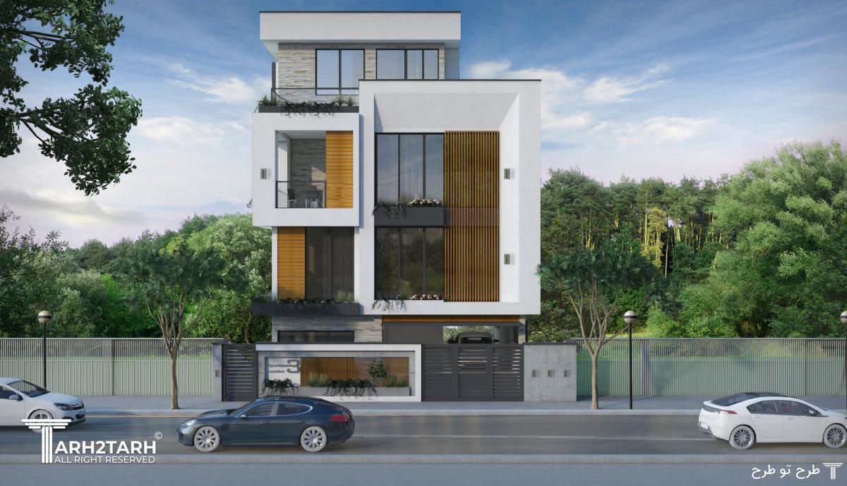 مسابقه پروژه طراحی نما روف گاردن و محوطه کلاردشت