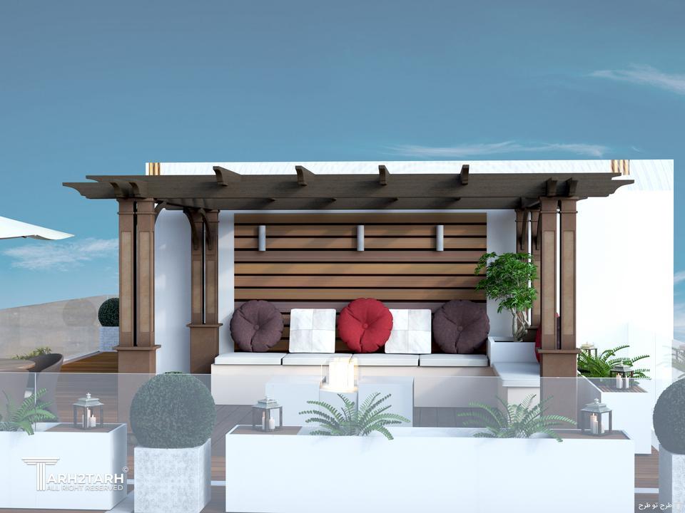 مسابقه پروژه طراحی نما روف گاردن و محوطه کلاردشت
