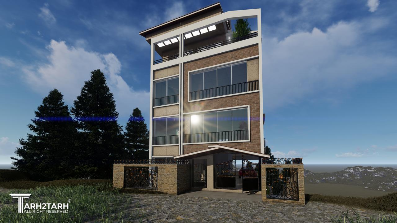 مسابقه پروژه طراحی نما روف گاردن و محوطه کلاردشت