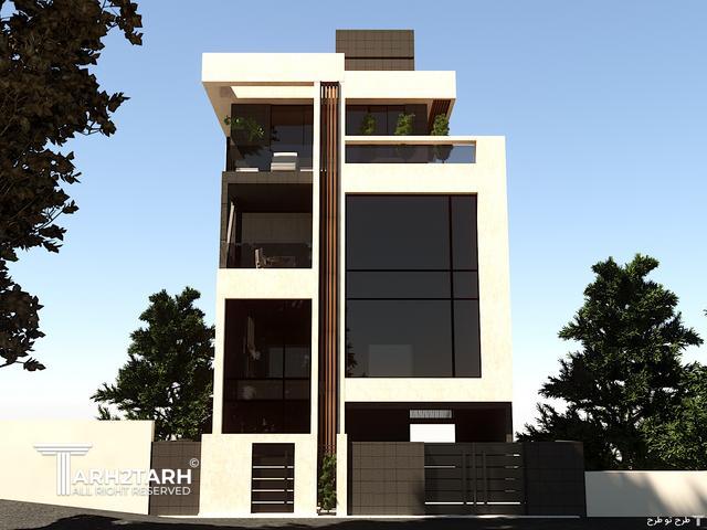 پروژه طراحی نما روف گاردن و محوطه کلاردشت