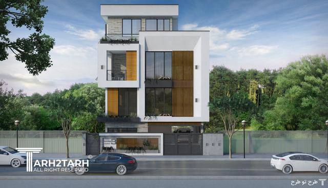 پروژه طراحی نما روف گاردن و محوطه کلاردشت