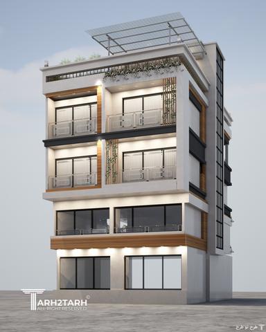 پروژه طراحی نما روف گاردن و محوطه کلاردشت