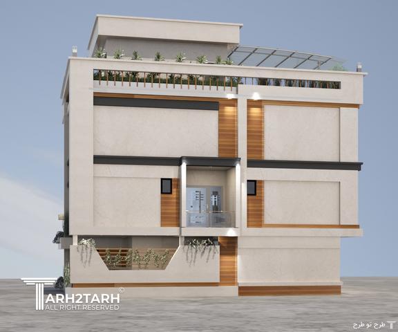 پروژه طراحی نما روف گاردن و محوطه کلاردشت