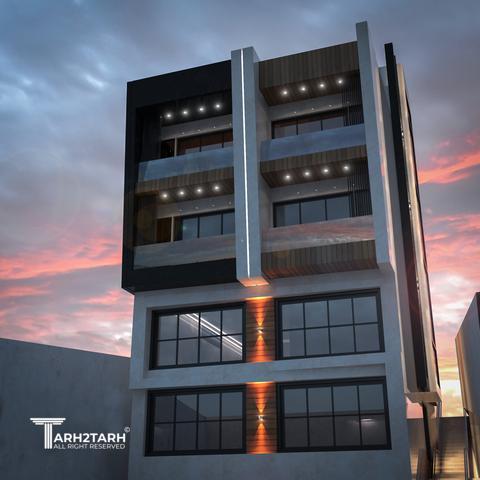 پروژه طراحی نما روف گاردن و محوطه کلاردشت