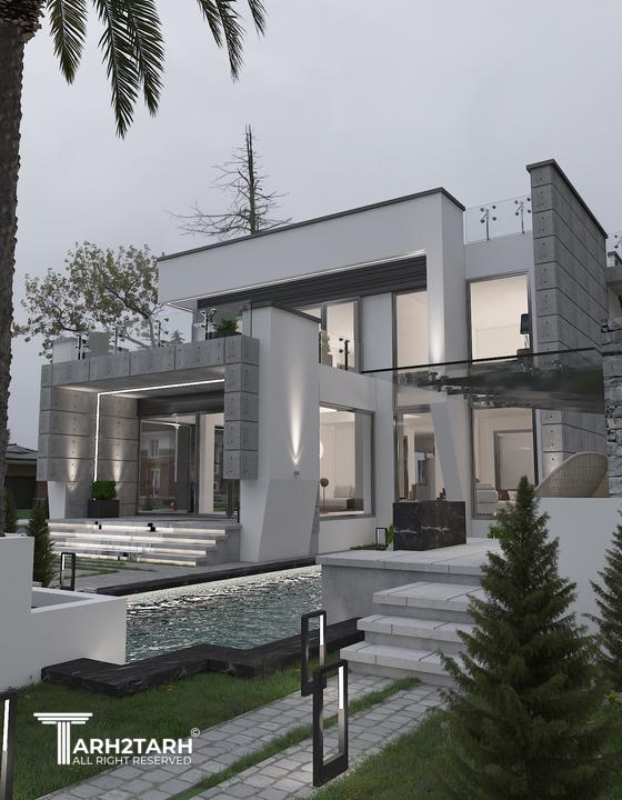 مسابقه طراحی ویلا ترنج