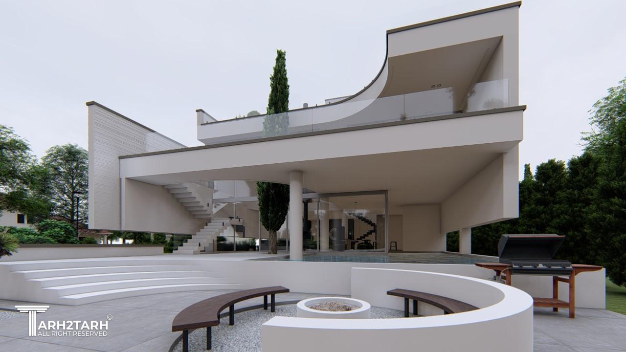 نفر هشتم مسابقه طراحی ویلا ترنج