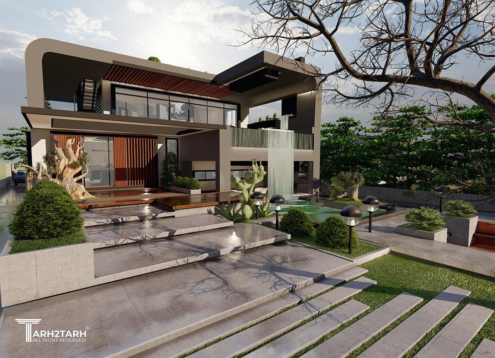 مسابقه طراحی ویلا ترنج