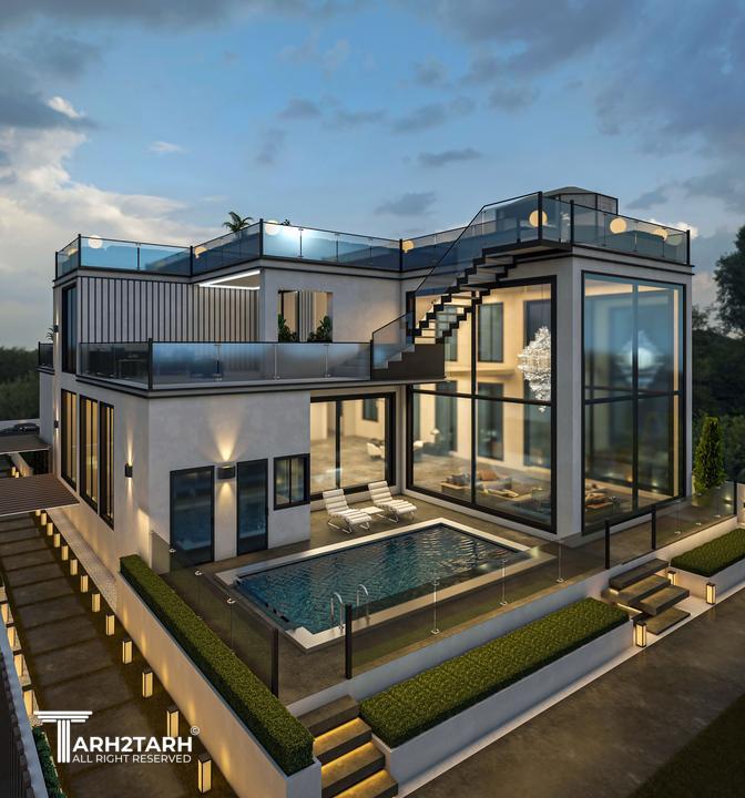 مسابقه طراحی ویلا ترنج