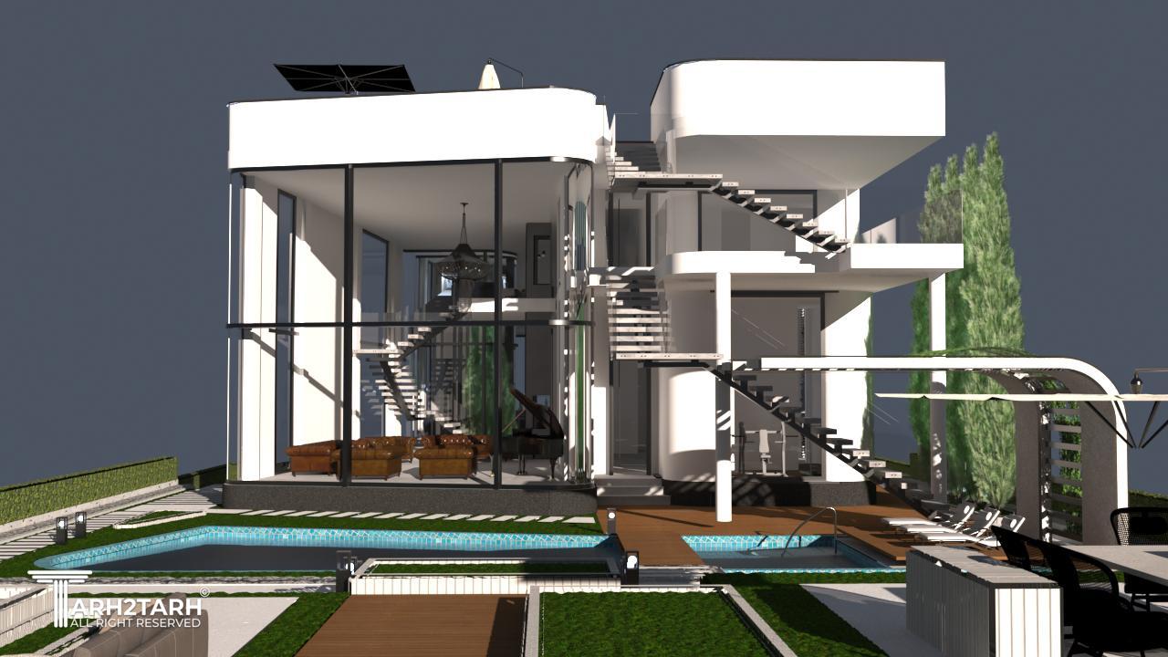 مسابقه طراحی ویلا ترنج