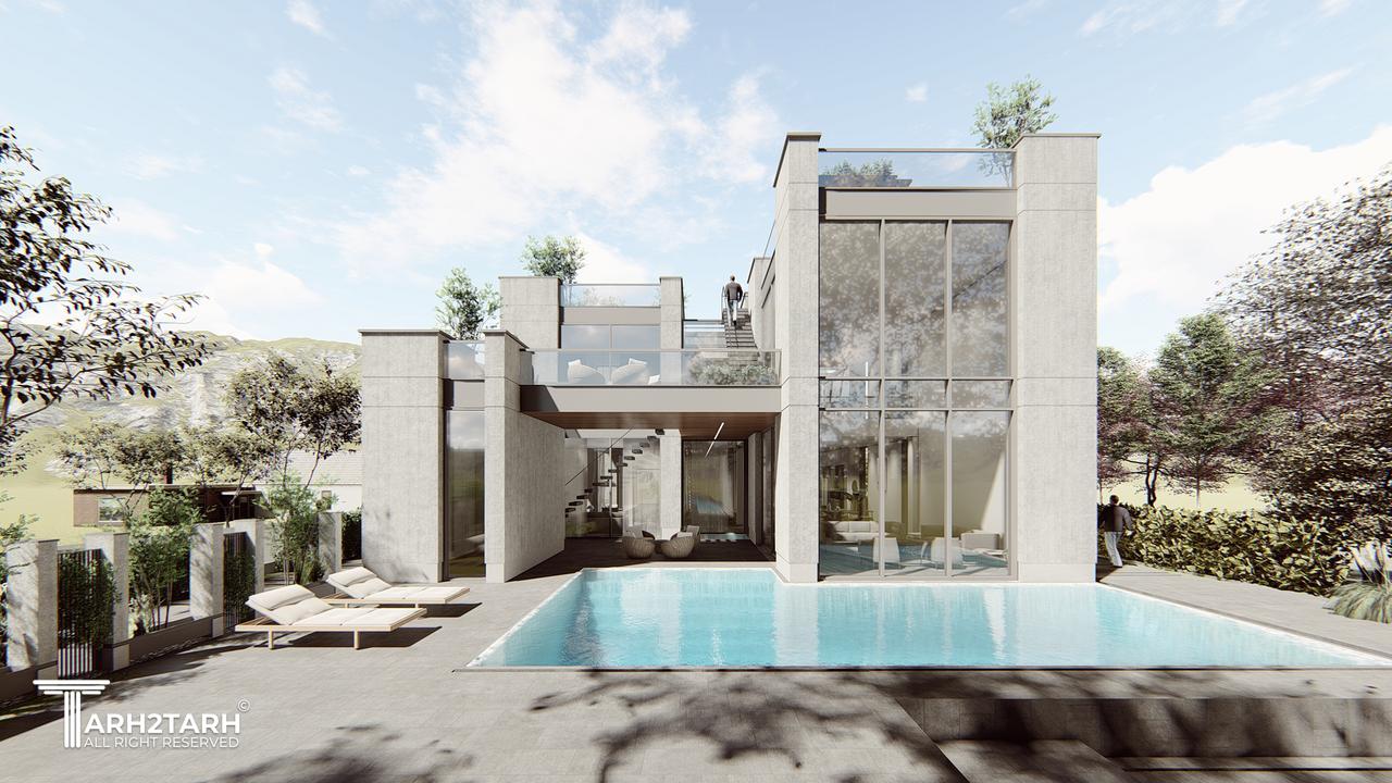 نفر چهارم مسابقه طراحی ویلا ترنج