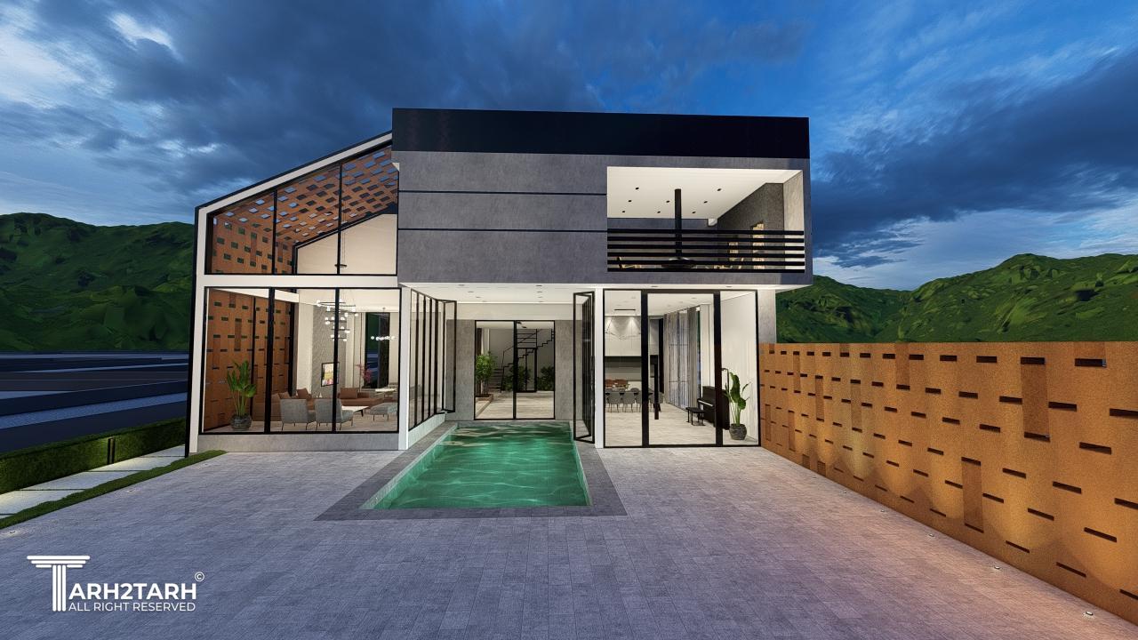 مسابقه طراحی ویلا ترنج