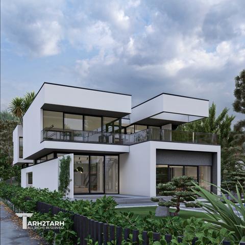 طراحی ویلا ترنج