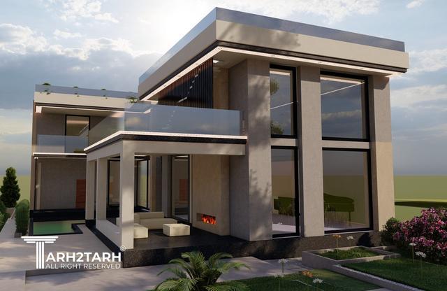 طراحی ویلا ترنج