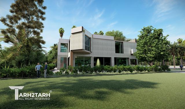 طراحی ویلا ترنج