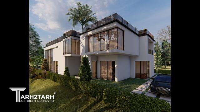 طراحی ویلا ترنج