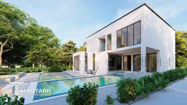 طراحی ویلا ترنج