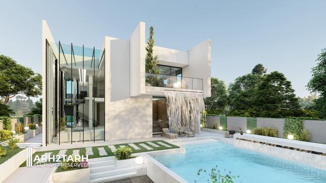 طراحی ویلا ترنج