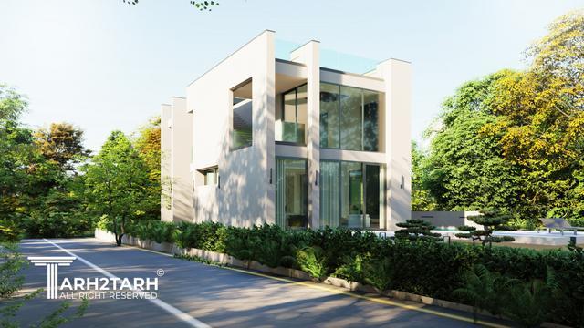 طراحی ویلا ترنج