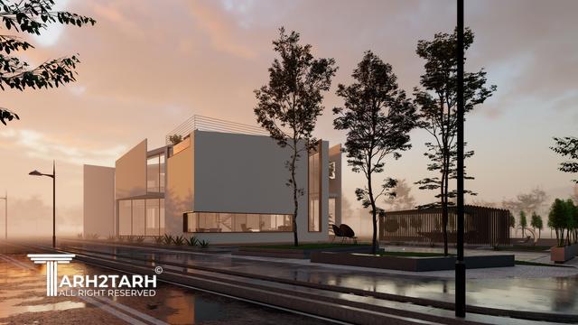 طراحی ویلا ترنج