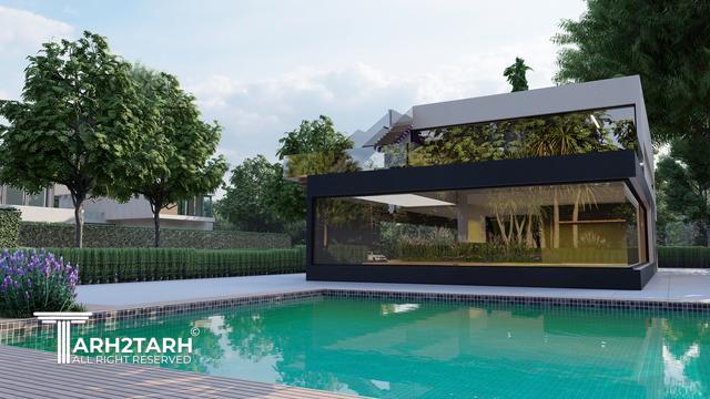 طراحی ویلا ترنج