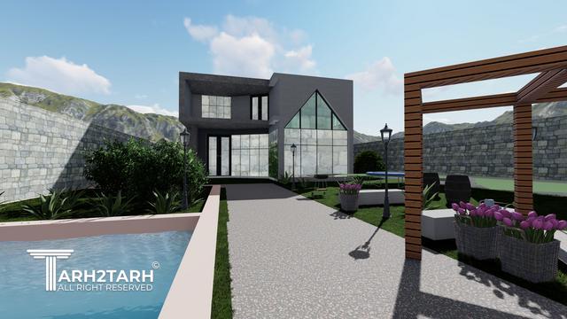 طراحی ویلا ترنج